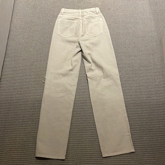 PacSun Eco Grey Ripped Boyfriend jeans in SIZE 25 - Picture 6 of 9